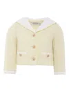 Self-portrait Bouclé Jacket In Neutral