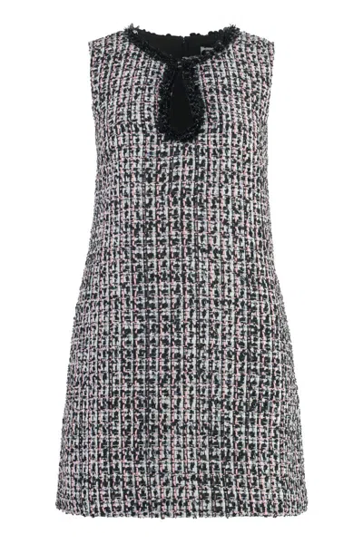 SELF-PORTRAIT SELF-PORTRAIT BOUCLÈ KNITTED DRESS
