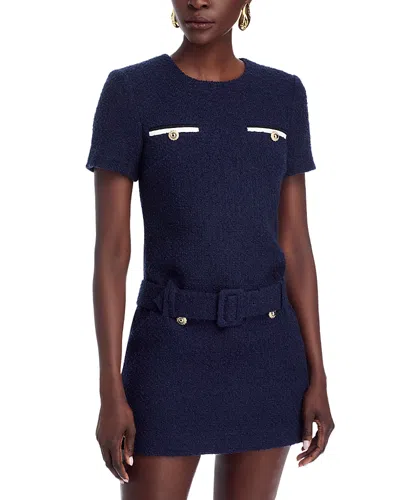 SELF-PORTRAIT SELF-PORTRAIT BOUCLE MINI DRESS