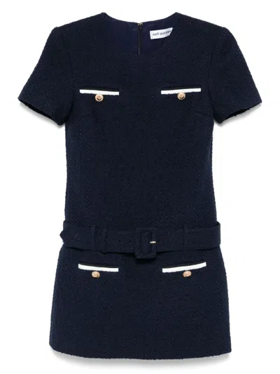 SELF-PORTRAIT SELF PORTRAIT BOUCLE MINI DRESS