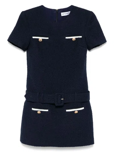 SELF-PORTRAIT SELF-PORTRAIT BOUCLE MINI DRESS