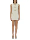 Self-portrait Bouclé Mini Dress With Bow