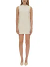 Self-portrait Boucle Mini Dress With Pearls