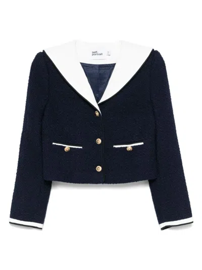 SELF-PORTRAIT SELF-PORTRAIT BOUCLÉ SHORT JACKET