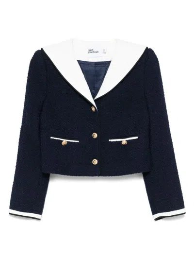 SELF-PORTRAIT SELF-PORTRAIT BOUCLÉ SHORT JACKET