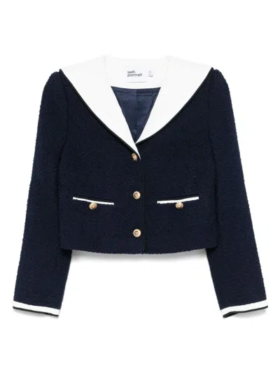 SELF-PORTRAIT SELF PORTRAIT BOUCLÉ SHORT JACKET
