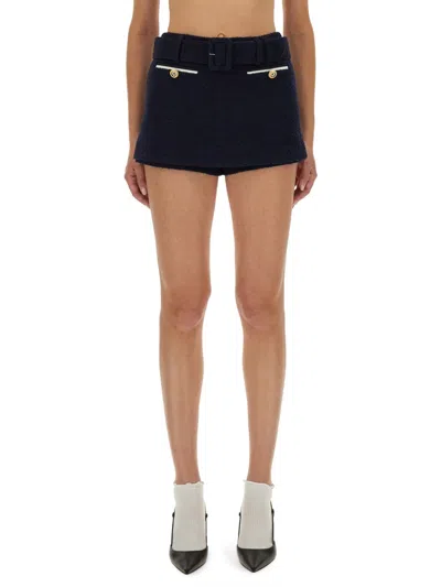 SELF-PORTRAIT BOUCLE SHORTS