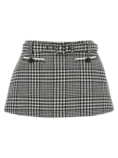 SELF-PORTRAIT SELF-PORTRAIT BOUCLÉ WOOL SKORT