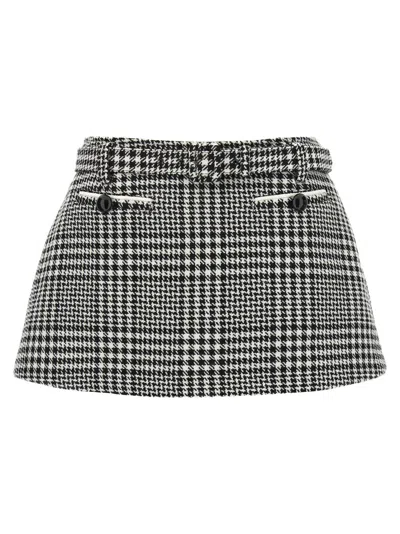 SELF-PORTRAIT SELF-PORTRAIT BOUCLÉ WOOL SKORT