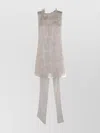 Self-portrait Bow And Floral Lace Knee Length Dress