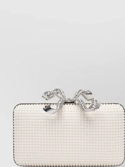 Self-portrait Bow Chain Pearl Clutch Bags