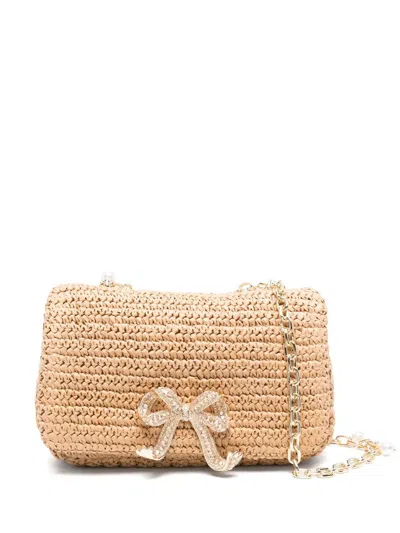 Self-portrait Bow Charm Shoulder Bag