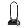 Self-portrait Bow Charm Shoulder Bag In Black