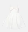 Self-portrait Taffeta Bandeau Mini Dress In White