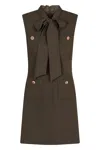 Self-portrait Twill Mini Dress