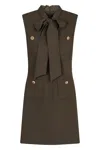 Self-portrait Twill Mini Dress