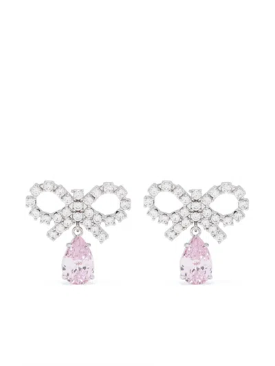 SELF-PORTRAIT BOW-DETAIL EARRINGS