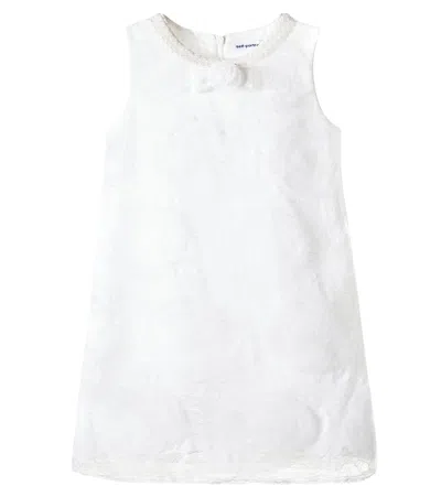 Self-portrait Kids' Bow-detail Embellished Lace Dress
