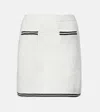 Self-portrait Self Portrait Women Ivory Bow Jacquard Knit Mini Skirt In White