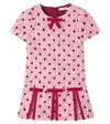 Self-portrait Bow-embellished Tweed Dress In Red