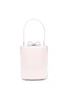 Self-portrait Self Portrait Leather Bucket Bag In Pink