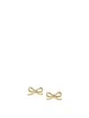 Self-portrait Earrings With Peg And With Crystals Jewels Gold In Gold