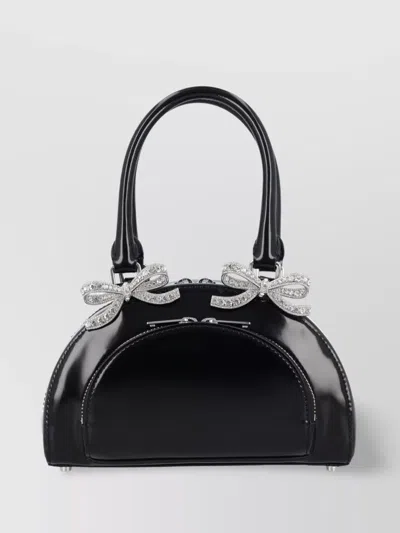Self-portrait Bow Embellished Mini Tote