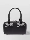 Self-portrait Bow Embellishments Leather Tote Bag