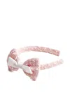 Self-portrait Bow Headband In Pink