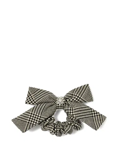 SELF-PORTRAIT BOW HOUNDSTOOTH HAIR BAND
