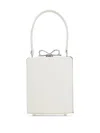 Self-portrait Self Portrait Women Bow Leather Bucket Bag In White
