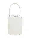 Self-portrait Self Portrait Women Bow Leather Bucket Bag In White