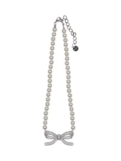 SELF-PORTRAIT SELF-PORTRAIT NECKLACE WITH PEARLS