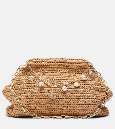 Self-portrait Bow Small Woven Shoulder Bag