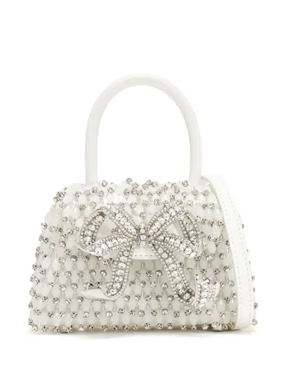 Self-portrait Bow Two-way Handbag In White