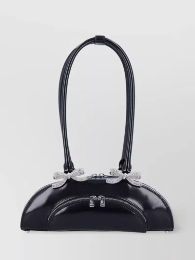 Self-portrait Bowed Handle Structured Bag