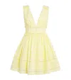Self-portrait Broderie Anglaise Cotton Minidress