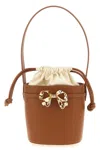 Self-portrait 'brown Leather Shoulder Bow Bag' Shoulder Bag In Brown