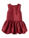 Self-portrait Bubble-hem Ruffled Dress In Red