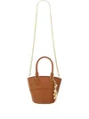 Self-portrait Bucket Top-handle Tote Bag In Brown
