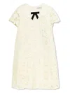 Self-portrait Butterfly-lace Dress In Neutrals