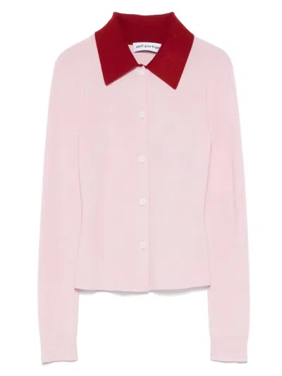 SELF-PORTRAIT SELF-PORTRAIT BUTTON-DOWN MERINO WOOL CARDIGAN