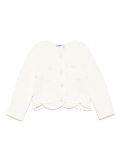 Self-portrait Kids' Button-up Cardigan
