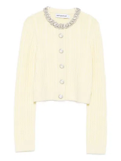 SELF-PORTRAIT BUTTON-UP CARDIGAN