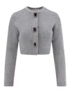 Self-portrait Cardigan In Lana In Multi