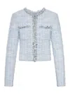 Self-portrait Embroidered Viscose Blend Cardigan