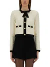 Self-portrait Women Cardigan With Bow And Sequins