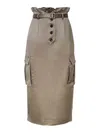 Self-portrait Self Portrait Skirts In Beis
