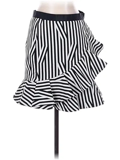 Pre-owned Self-portrait Casual Skirt In White