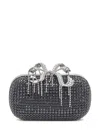 Self-portrait Chainmail Clutch Bag With Bow